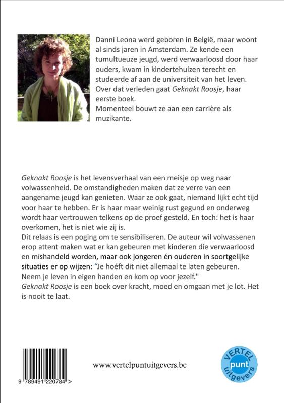 Achterkant van Geknakt Roosje