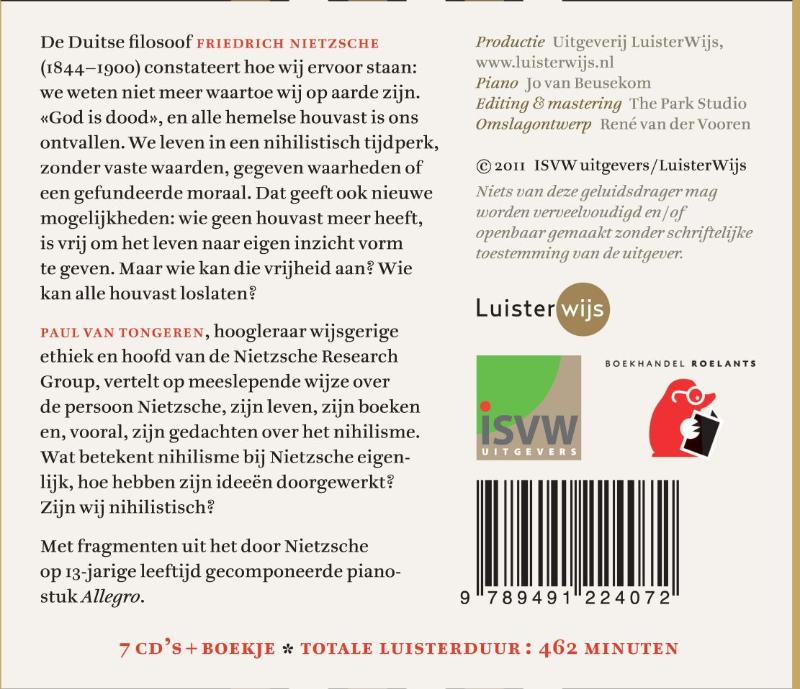 Achterkant van Nietzsche