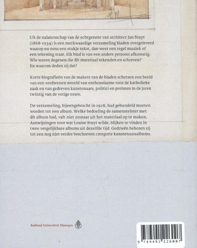Achterkant van Vrienden van Jan Stuyt en Louise Barozzi