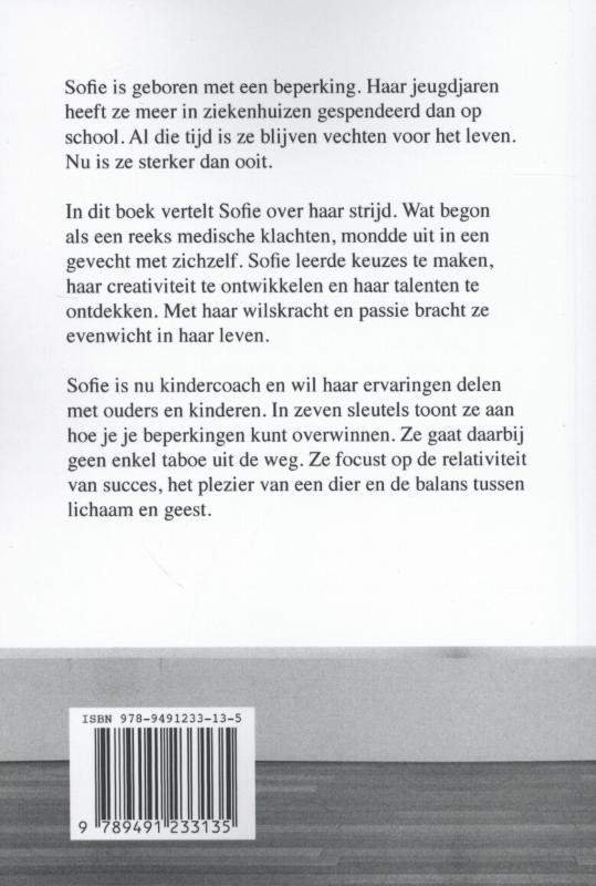 Achterkant van Sofie rolt door het leven