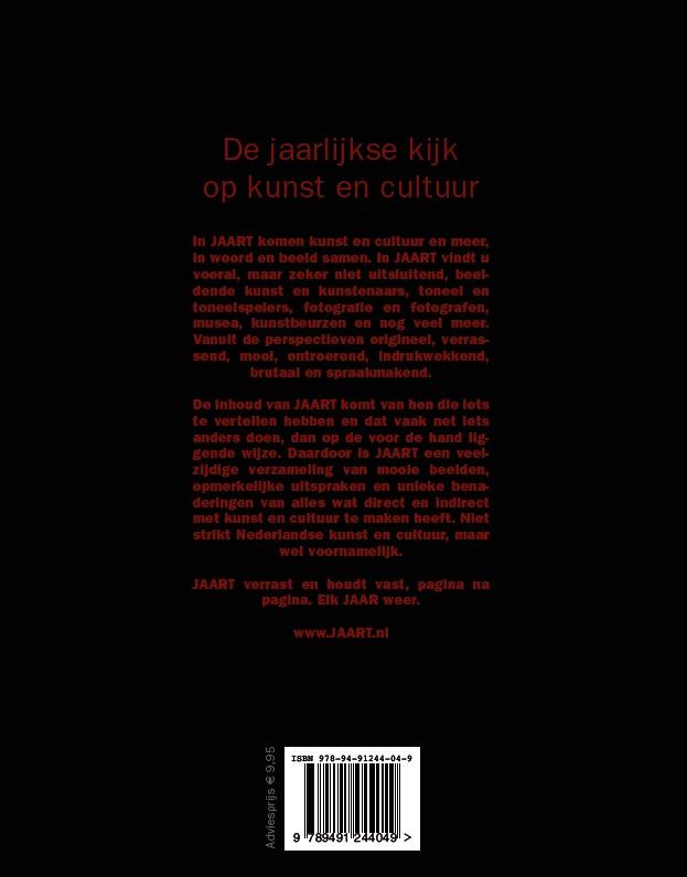 Achterkant van Jaart 2013