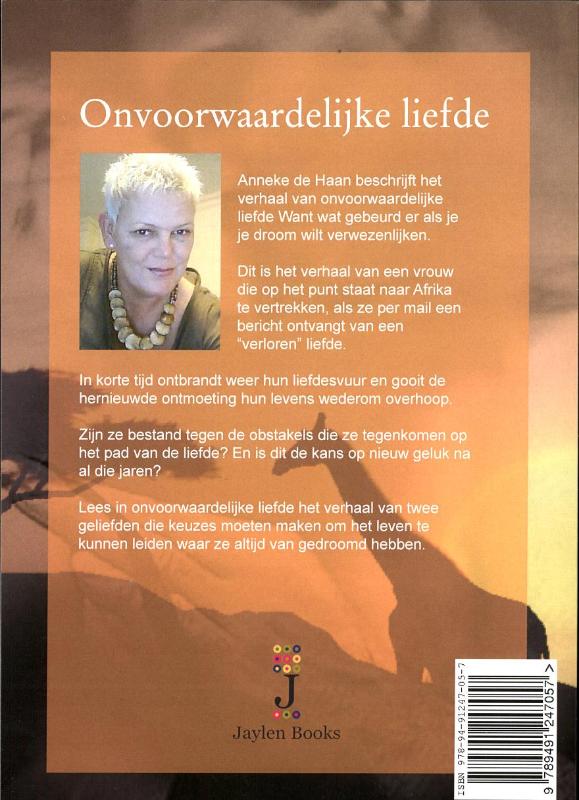 Achterkant van Onvoorwaardelijke liefde