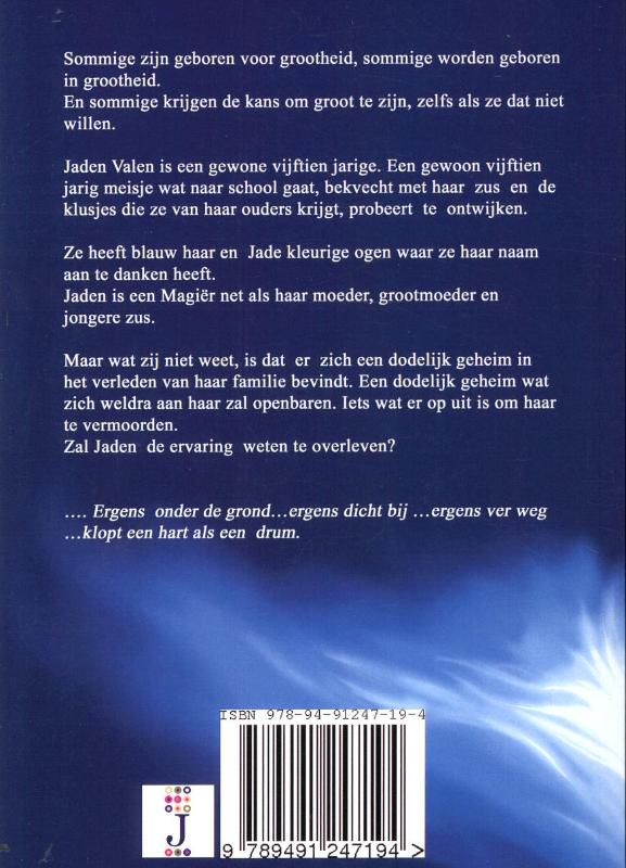 Achterkant van De Valen Nalatenschap
