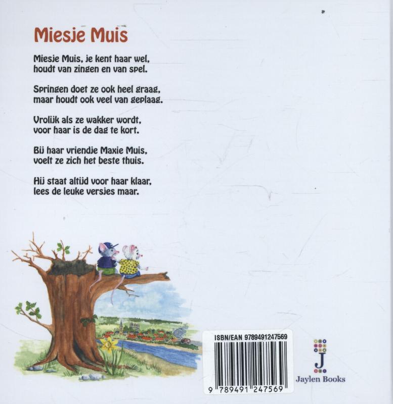Achterkant van Miesje muis