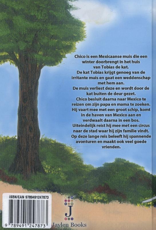 Achterkant van De avonturen van Chico