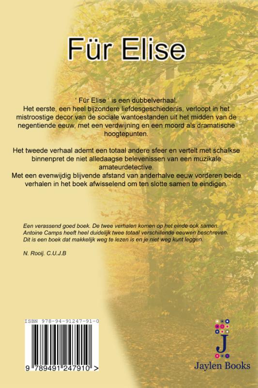 Achterkant van Fur Elise