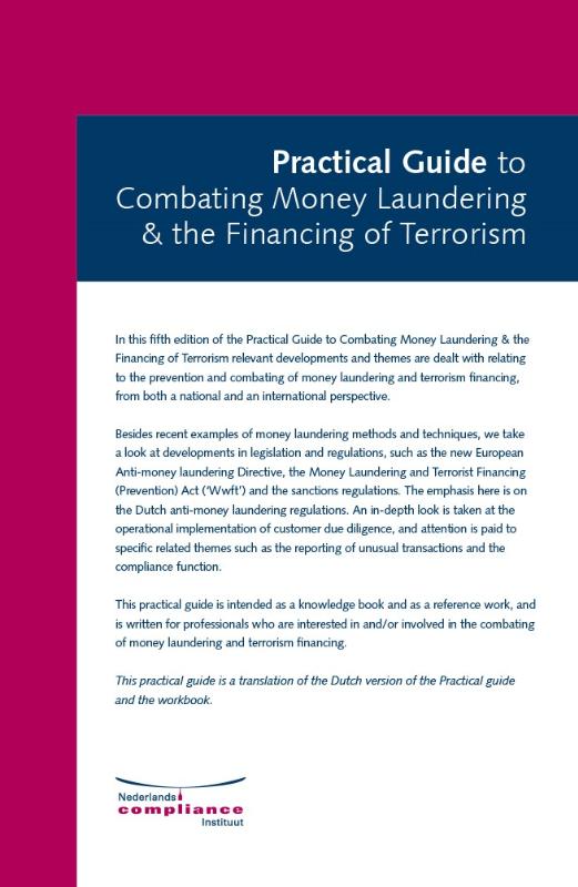 Achterkant van Practical Guide to Combating Money Laundering & the Financing of Terrorism