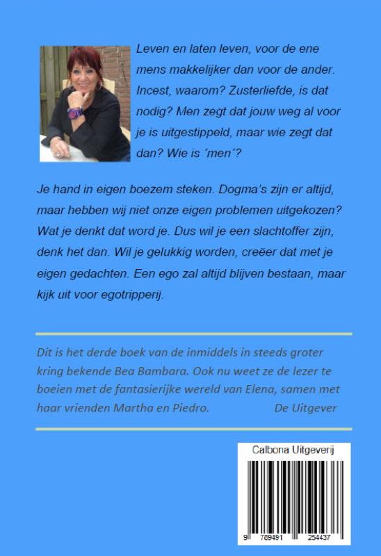 Achterkant van Elena en haar juicy taarten hemel