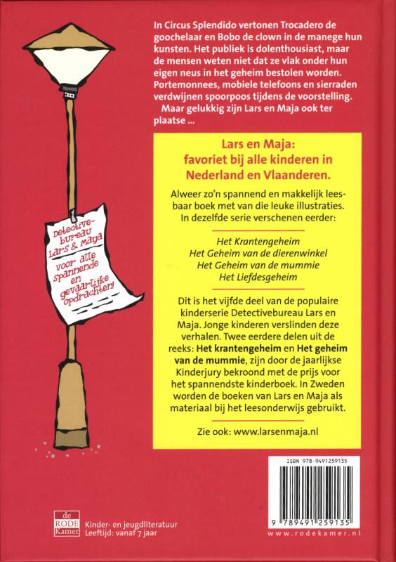 Achterkant van Het Circusgeheim