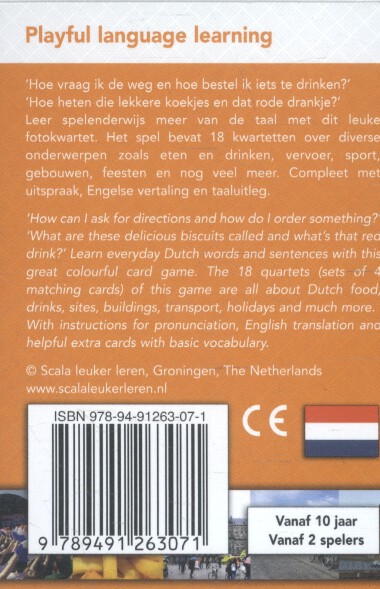 Achterkant van Taalkwartet Nederlands