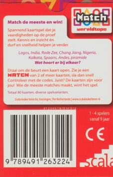 Achterkant van Wereldtopo