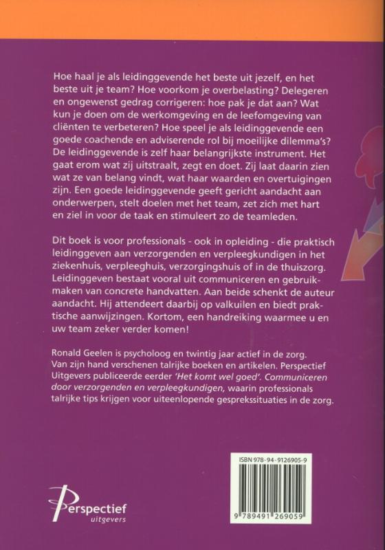 Achterkant van Zo komt mijn team verder