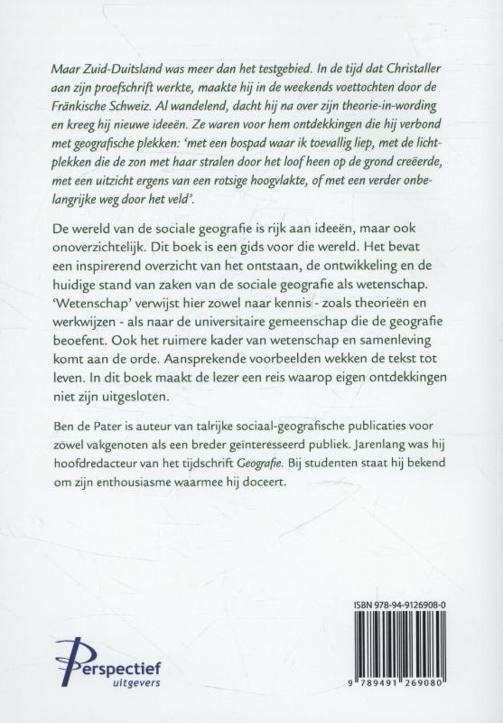 Achterkant van De ontdekking van de geografie