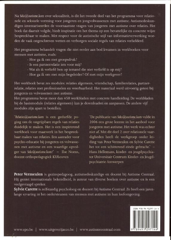 Achterkant van 2 relaties