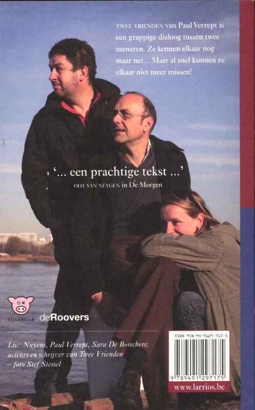 Achterkant van Twee vrienden
