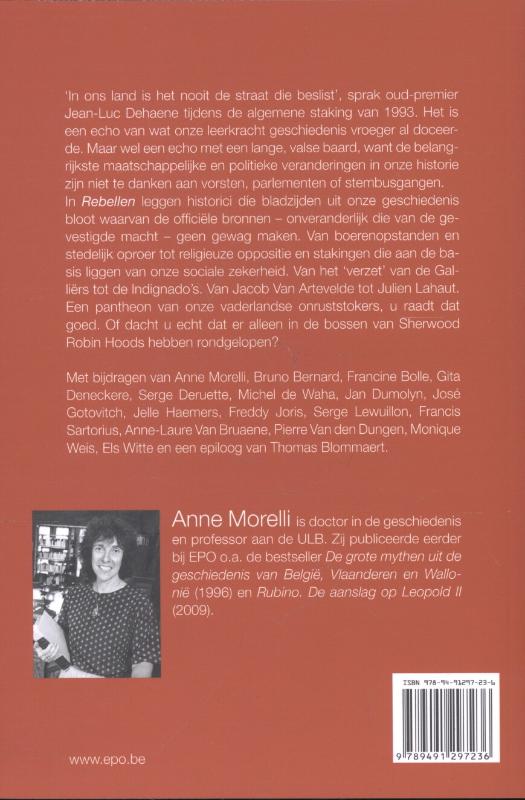 Achterkant van Rebellen