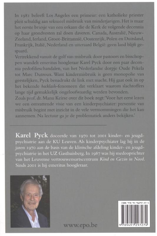 Achterkant van Kindermisbruik en macht