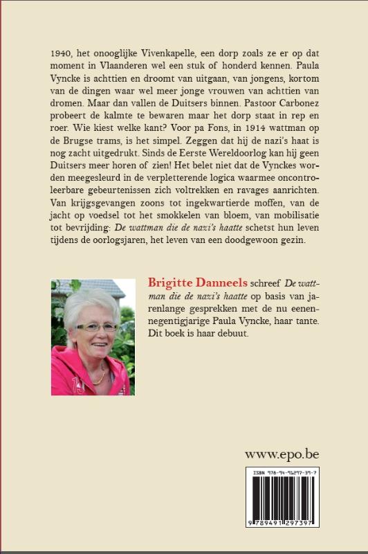 Achterkant van De wattman die de nazi's haatte
