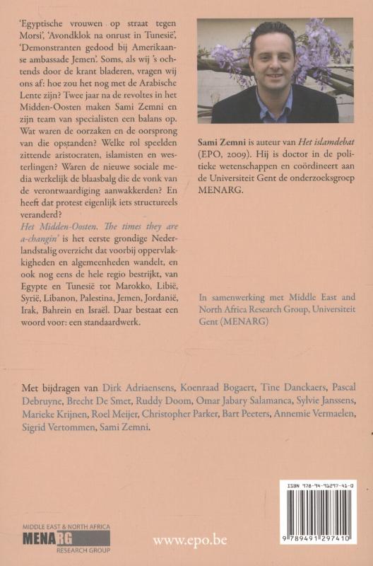 Achterkant van Het Midden-Oosten