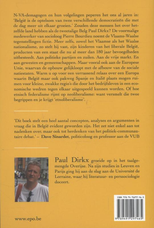 Achterkant van De Vlaams-Waalse fictie