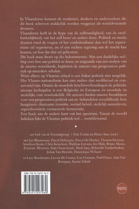 Achterkant van Wereldvreemd in Vlaanderen