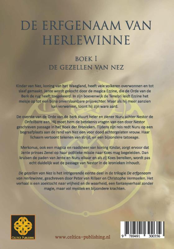 Achterkant van De gezellen van Nez
