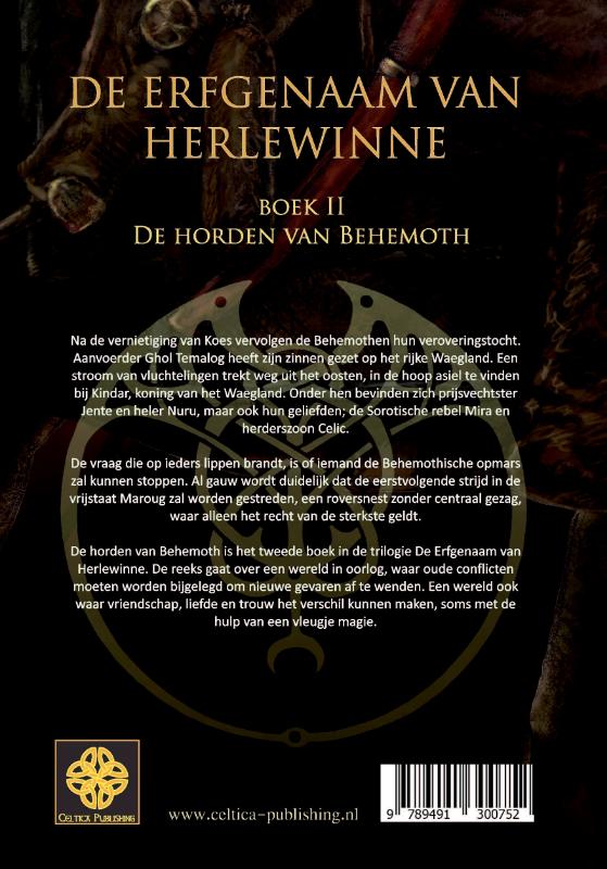 Achterkant van De horden van Behemoth