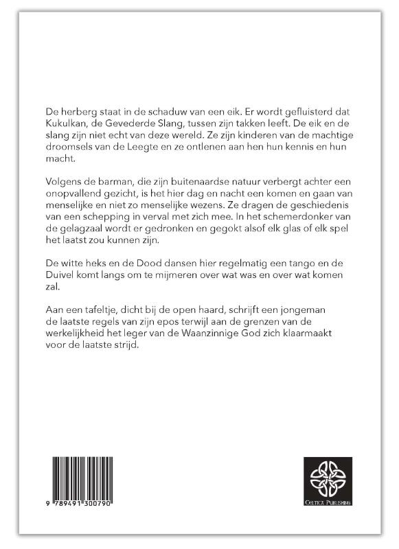 Achterkant van Droomsels van de leegte
