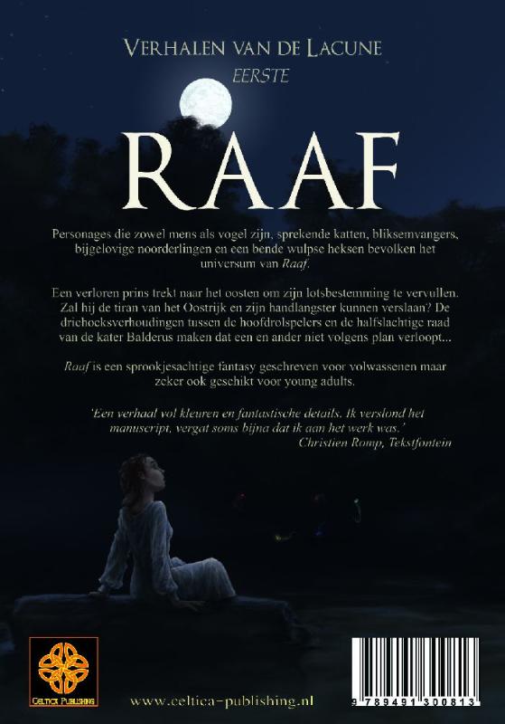 Achterkant van Raaf