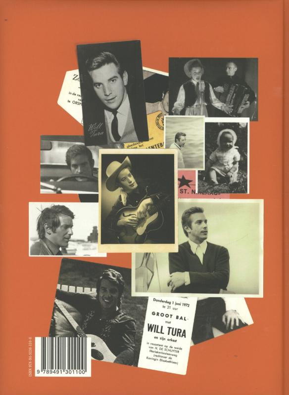 Achterkant van Will Tura, het fotoboek