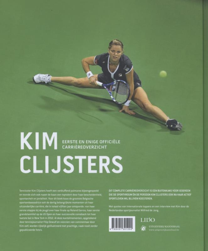 Achterkant van Kim Clijsters