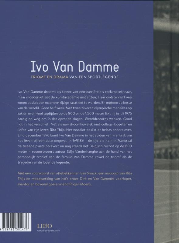 Achterkant van Ivo Van Damme