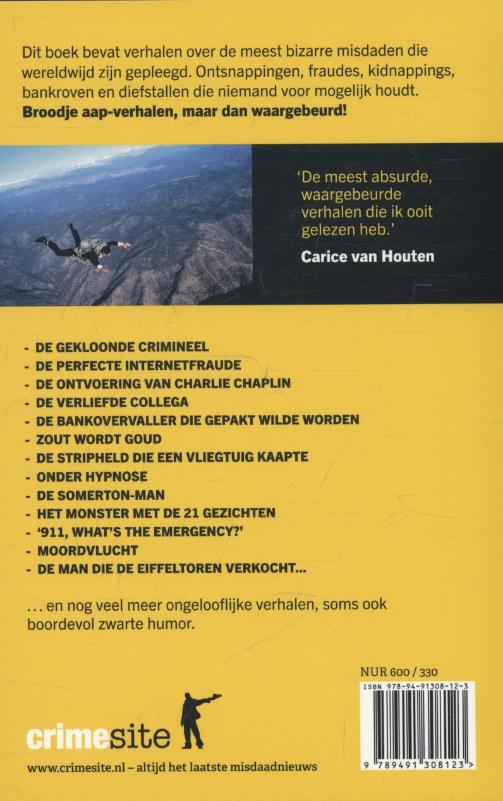 Achterkant van De man die de Eiffeltoren verkocht