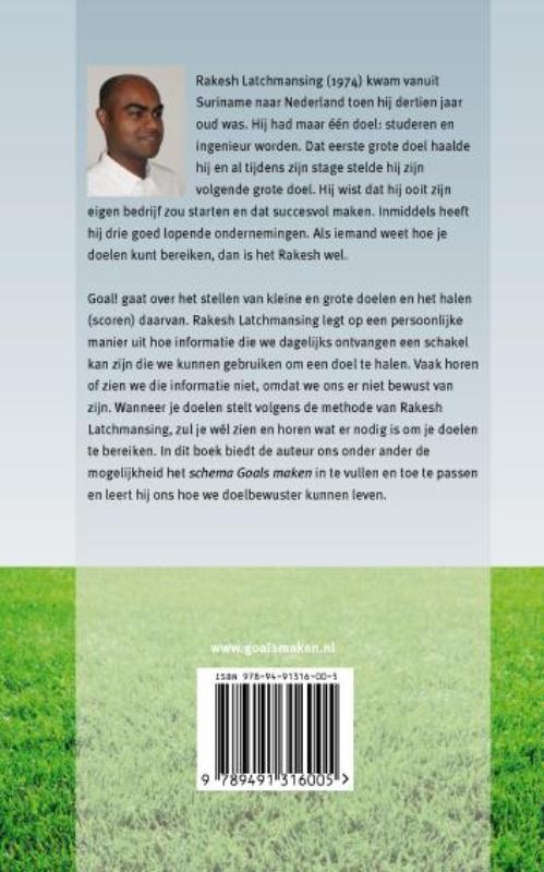 Achterkant van Goal!