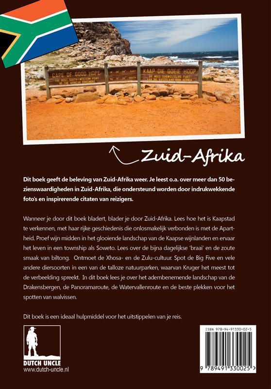 Achterkant van Zuid-Afrika