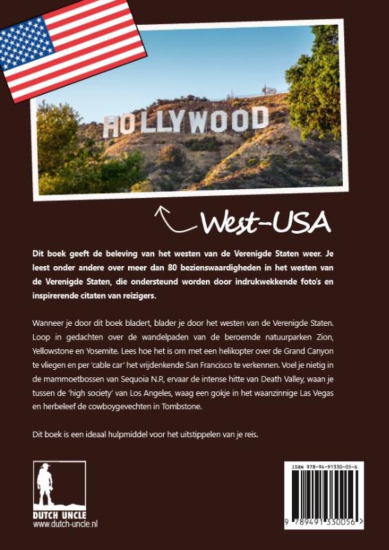 Achterkant van West-USA