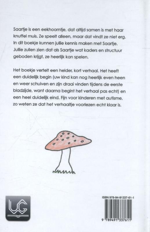 Achterkant van Saartje