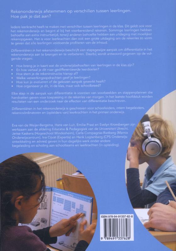 Achterkant van Differentiëren in het rekenonderwijs