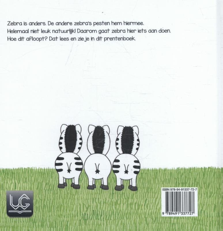 Achterkant van Zonder strepen