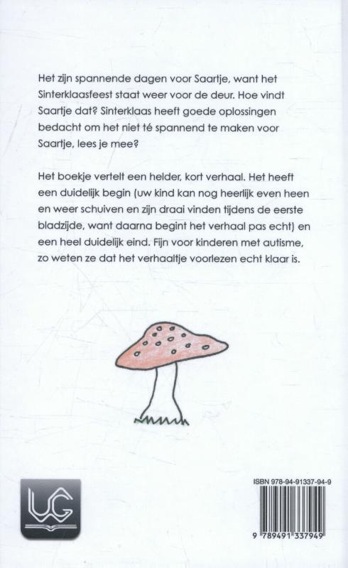 Achterkant van Saartje en het Sinterklaasfeest