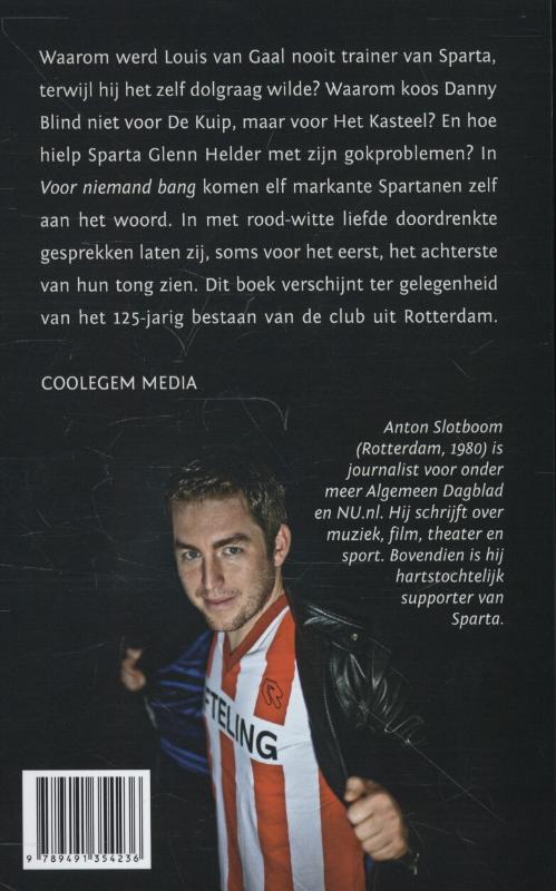 Achterkant van Voor niemand bang