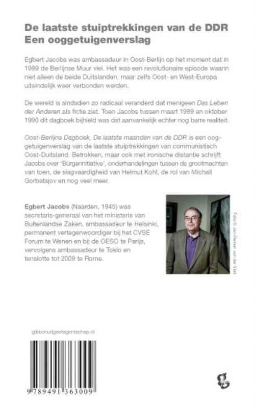 Achterkant van Oost-Berlijns dagboek