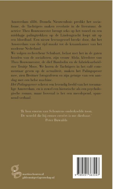 Achterkant van Het palingoproer