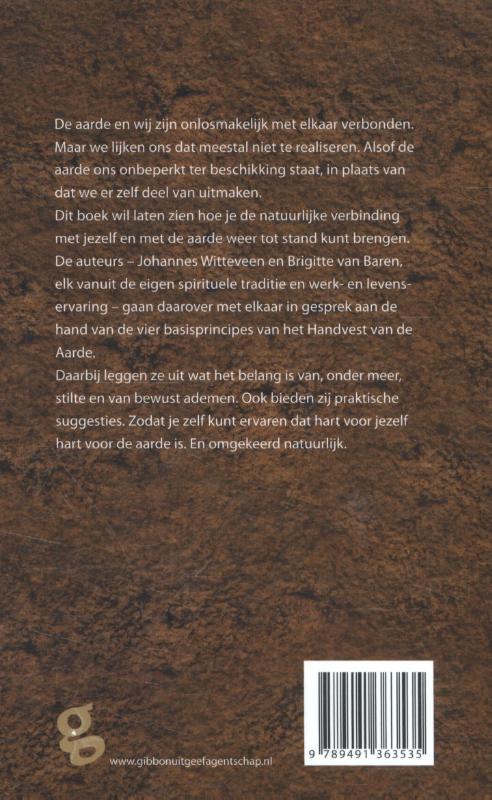 Achterkant van Hart voor de aarde, hart voor jezelf