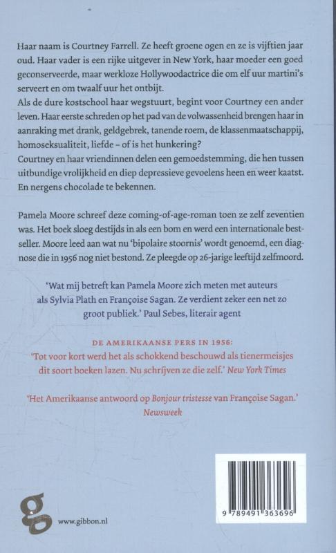 Achterkant van Bonbons als ontbijt