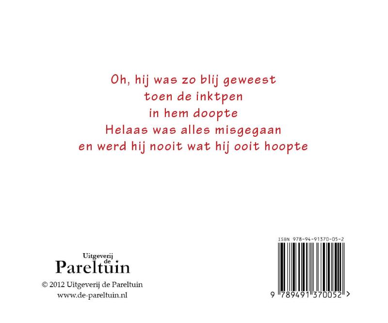 Achterkant van Inkt met tranen