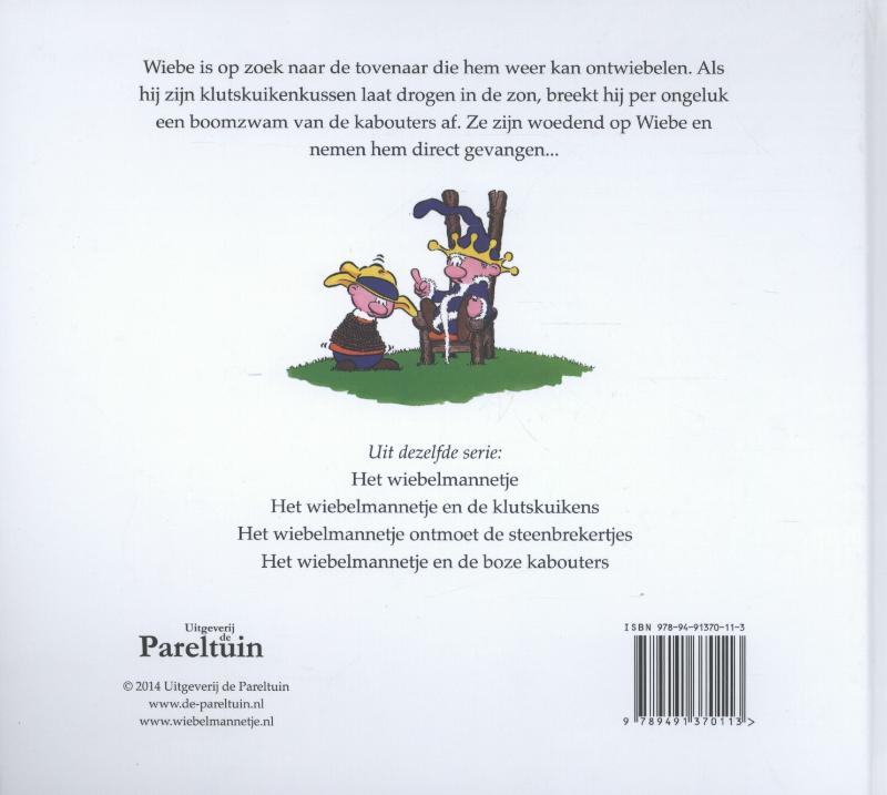 Achterkant van Het wiebelmannetje en de boze kabouters