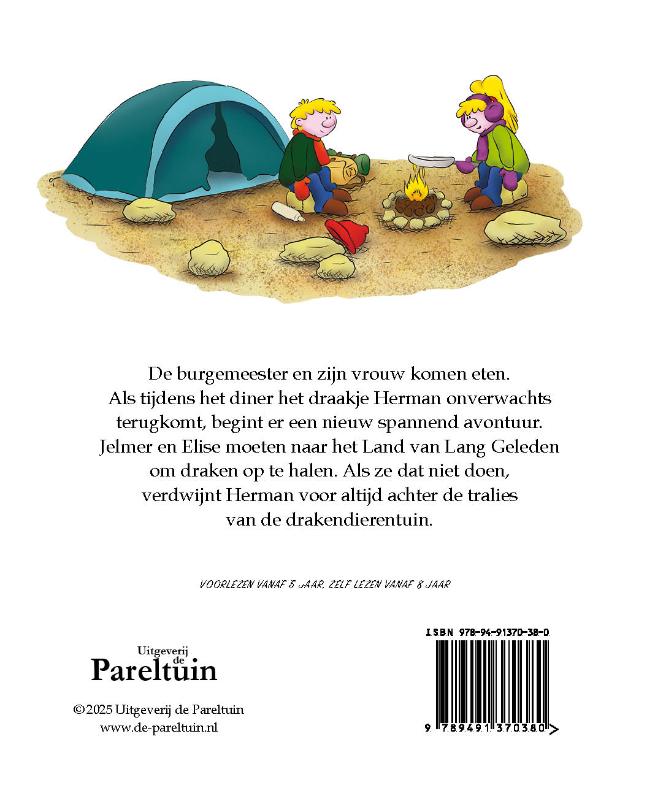 Achterkant van Over het Land van Lang Geleden en drakentranen