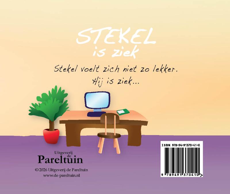 Achterkant van Stekel is ziek