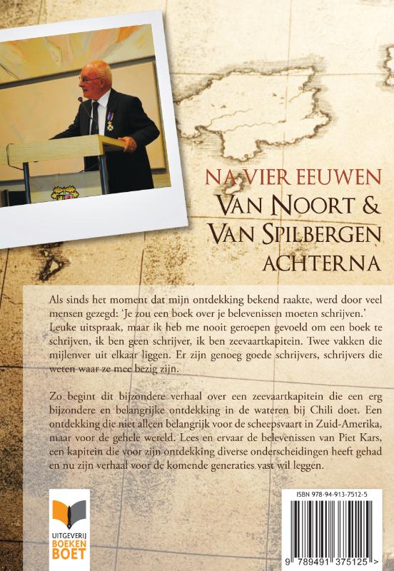 Achterkant van Na vier eeuwen Van Noort & Van Spilbergen achterna